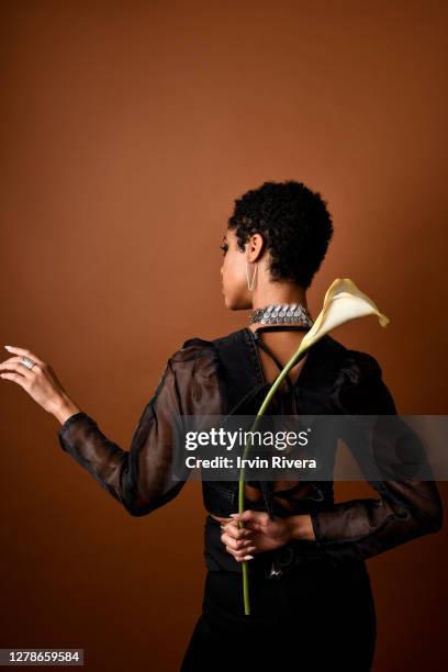 Actress Tiffany Boone is photographed for A Book of Magazine on February 24, 2020 in Los Angeles, California. PUBLISHED IMAGE.