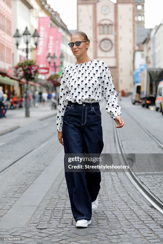 Eva Lutz Street Style Shooting In Wuerzburg