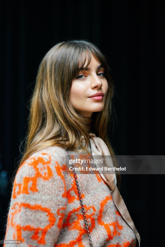 Street Style At Paris Fashion Week - Womenswear Spring Summer 2021 : Day Eight