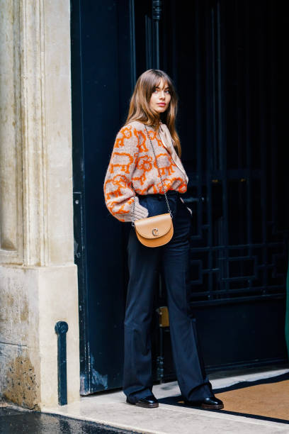 FRA: Street Style At Paris Fashion Week - Womenswear Spring Summer 2021 : Day Eight