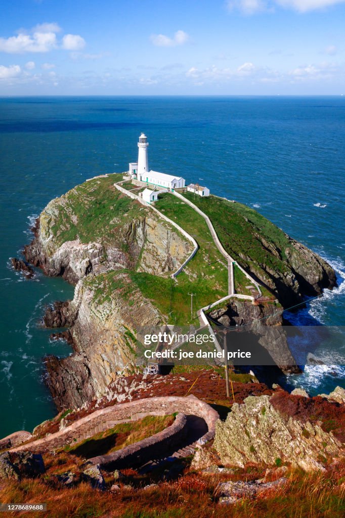 Vertical, South Stack Lighthouse, Holyhead, Anglesey, Wales