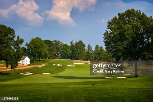 View of the 11th hole at the Aronimink Golf Club on July 16, 2018 in Newtown Square, Pennsylvania.