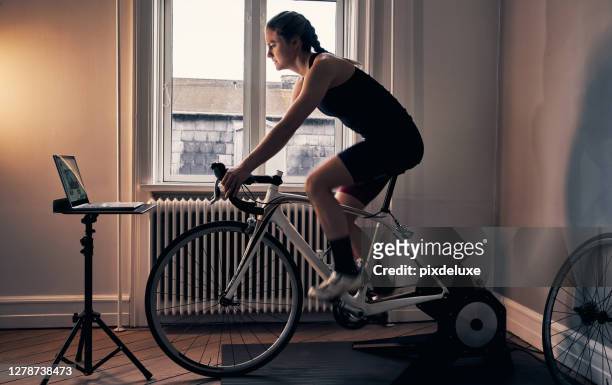the ultimate way to fitness - spinning stock pictures, royalty-free photos & images