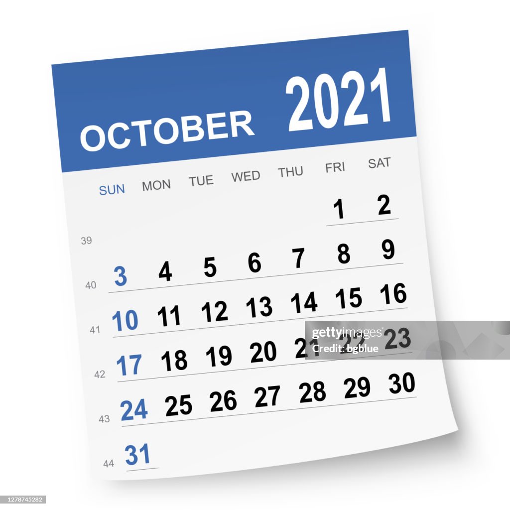 October 2021 Calendar