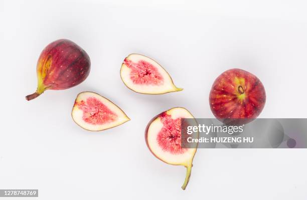 fig, top view - fig fotografías e imágenes de stock