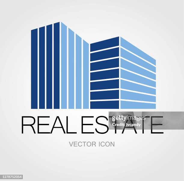 building symbol - real estate logo stock illustrations
