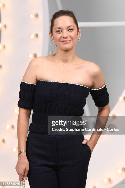 Marion Cotillard attends the Chanel Womenswear Spring/Summer 2021 show as part of Paris Fashion Week on October 06, 2020 in Paris, France.