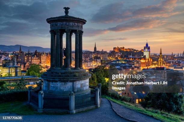 edinbrugh - calton hill - calton hill stock-fotos und bilder
