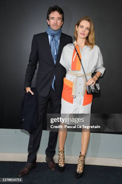 Antoine Arnault and Natalia Vodianova attend the Louis Vuitton Womenswear Spring/Summer 2021 show as part of Paris Fashion Week on October 06, 2020...