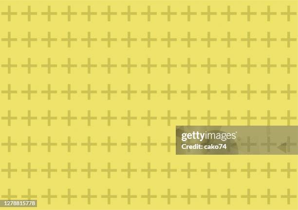 plus sign seamless pattern background - addition stock illustrations