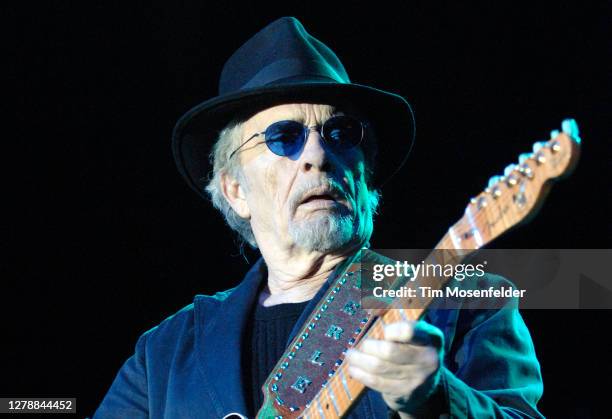 Merle Haggard performs during the "Last of a Breed" tour at The Backyard on March 16, 2007 in Austin, Texas.
