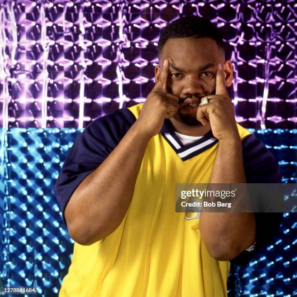 American rapper Raekwon of the rap group Wu-Tang Clan poses for a portrait circa April, 1997 in New York, New York.