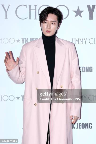 Actor Park Hae-Jin attends the photocall for JIMMY CHOO at Dress Garden on January 09, 2020 in Seoul, South Korea.