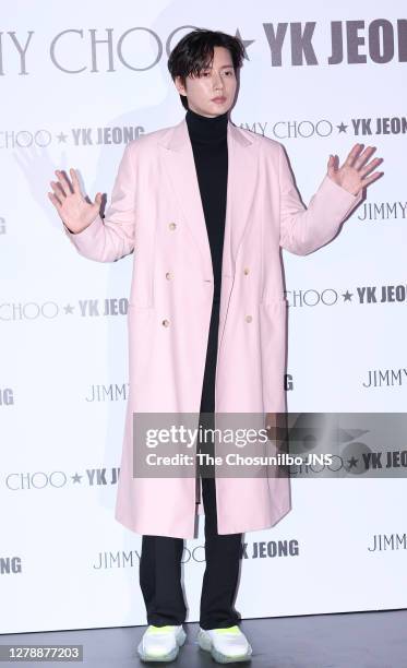 Actor Park Hae-Jin attends the photocall for JIMMY CHOO at Dress Garden on January 09, 2020 in Seoul, South Korea.