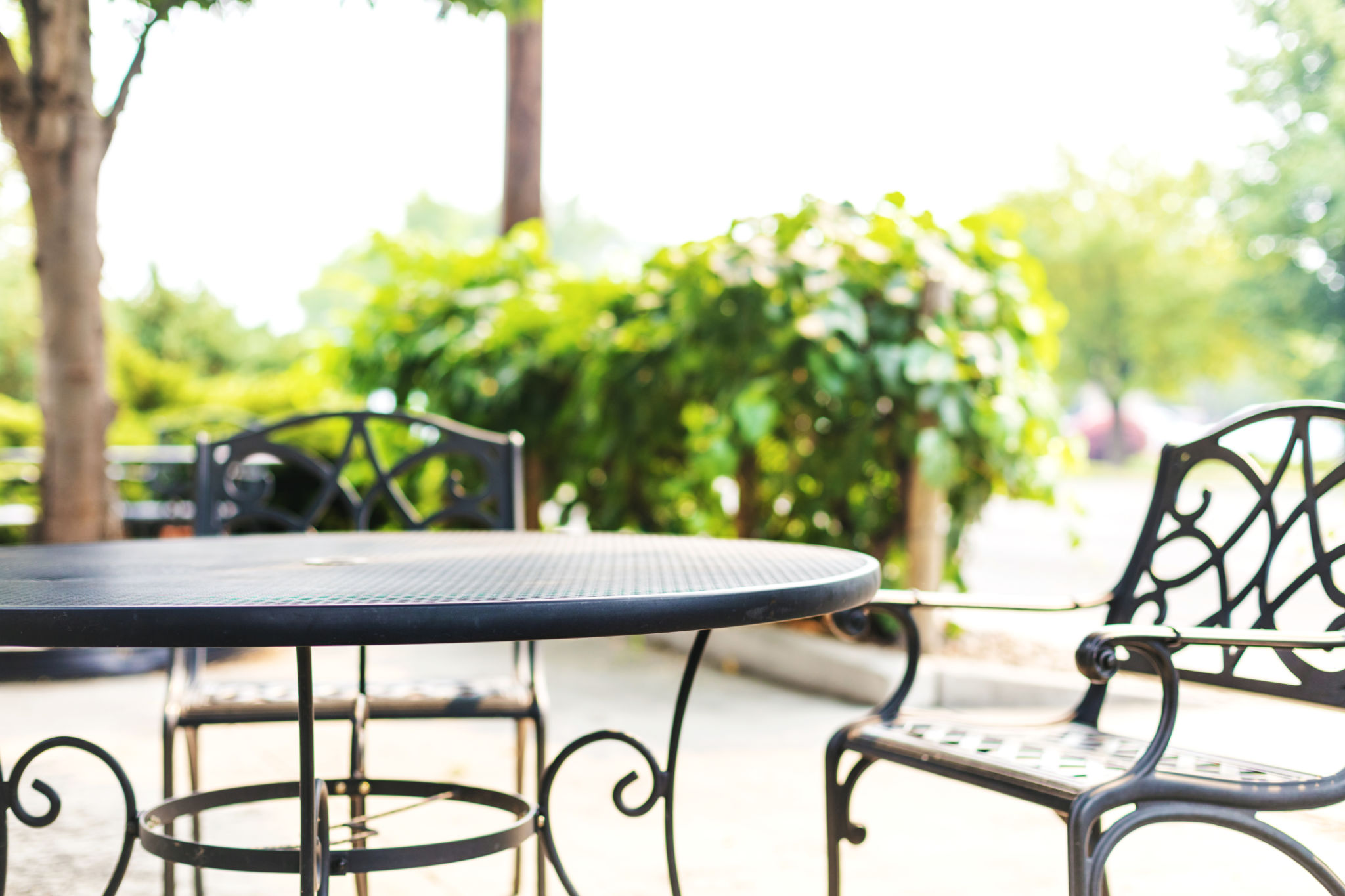 outdoor cafe garden