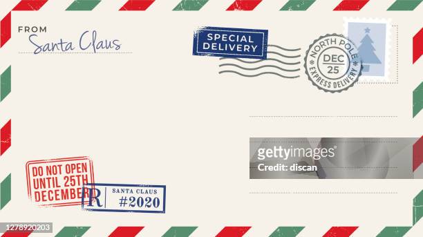 leere weihnachts-postkarte. - stempel büromaterial stock-grafiken, -clipart, -cartoons und -symbole