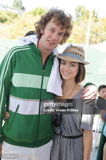 Guest and actress Brooke Lyons attend the WME Tennis Classic Celebrity Tennis Event Benefiting Bogart Pediatric Cancer Research Program at Riviera...