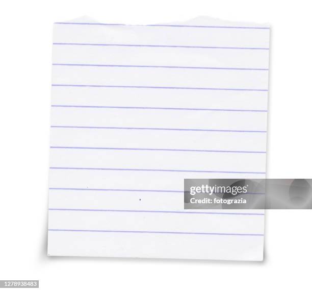 lined white torn paper - lined paper stock pictures, royalty-free photos & images