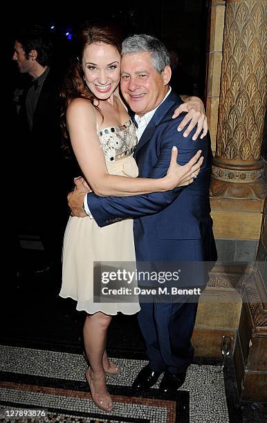 Sierra Boggess attends an afterparty following the 25th Anniversary performance of Andrew Lloyd Webber's "The Phantom Of The Opera" at the Natural...