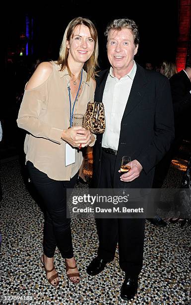 Michael Crawford and daughter Emma attend an afterparty following the 25th Anniversary performance of Andrew Lloyd Webber's "The Phantom Of The...