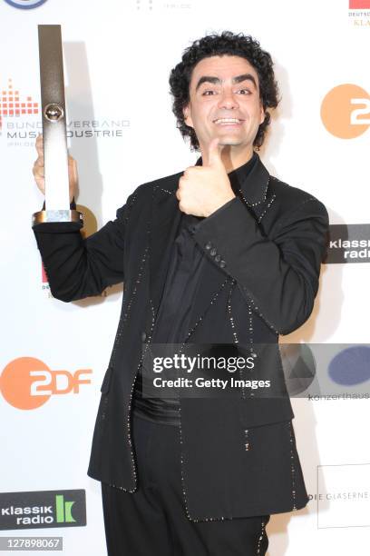 Singer Rolando Villazon attends the Echo Klassik 2011 award ceremony at Konzerthaus am Gendarmenmarkt on October 2, 2011 in Berlin, Germany.