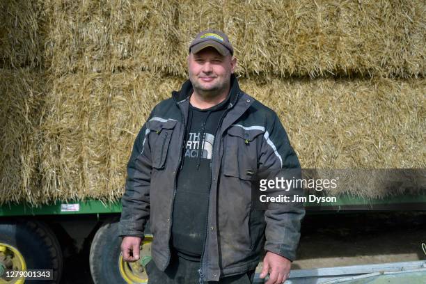 Farmer Kevin Bunce, who's family name was immortalised in the book 'The Fantastic Mr Fox' poses for a portrait as HS2 protesters continue to occupy...