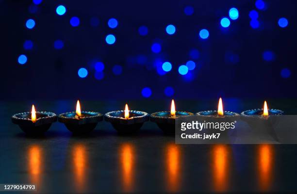 diwali lights - rangoli stock-fotos und bilder