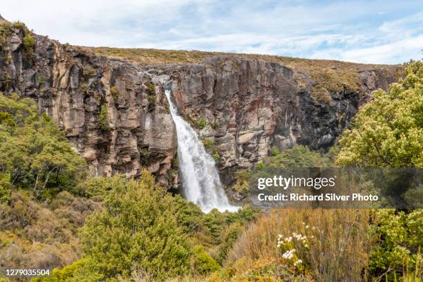 Beautiful Taranaki Falls In New Zealand High-Res Stock Photo