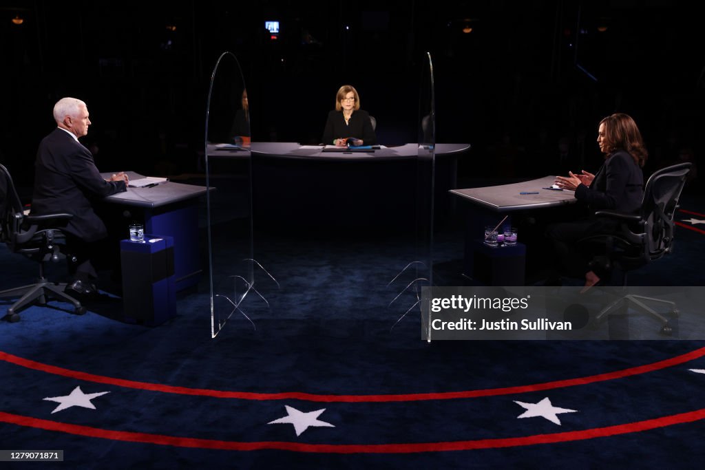 Mike Pence And Kamala Harris Take Part In Vice Presidential Debate