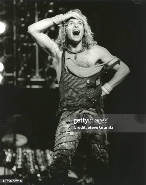 David Lee Roth In His Prime Eddie Van Halen 1984 Photos and Premium High Res Pictures - Getty Images