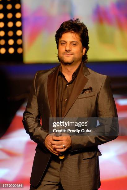 Fardeen Khan walks the ramp at the Gitanjali's 'Bollywood Nite' show on August 20, 2010 in Mumbai, India.