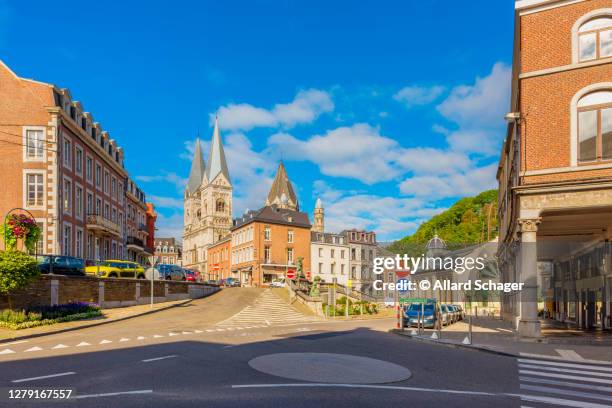 streets in town center of spa belgium - belgien stock-fotos und bilder