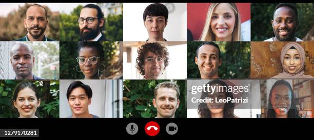 Large Zoom Meeting Screen Photos and Premium High Res Pictures - Getty ...
