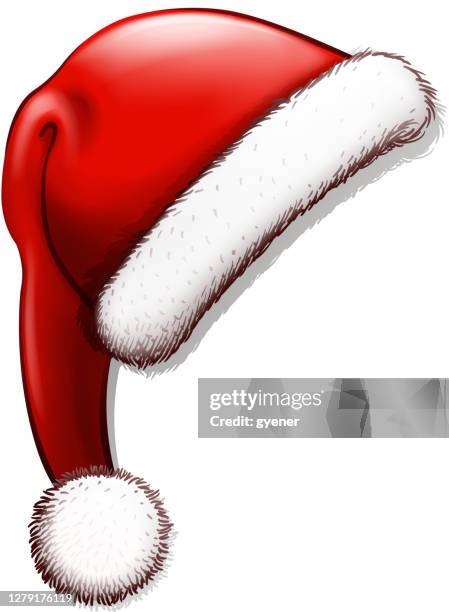 santa claus hat - pop mart stock illustrations