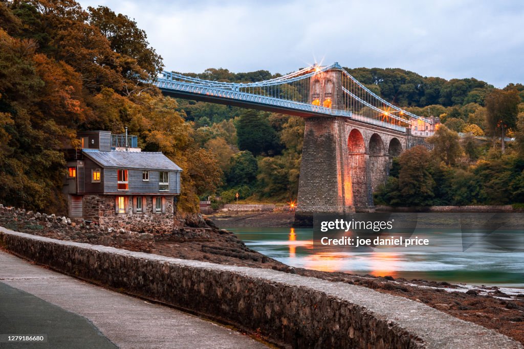 Menai Suspension Bridge, Anglesey, Wales