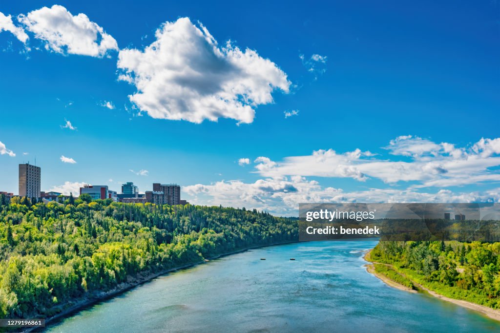North Saskatchewan River in Edmonton Alberta Canada University of Alberta
