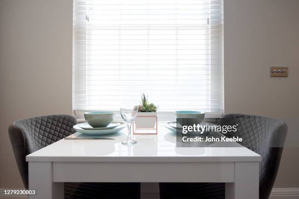 home interior design - white plate stock pictures, royalty-free photos & images