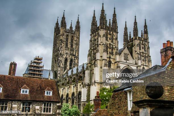 canterbury cathedral - canterbury kent stock pictures, royalty-free photos & images