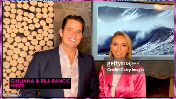 In this screengrab Bill Rancic and Giuliana Rancic speak during The Pink Agenda's Virtual Gala on October 08, 2020 in UNSPECIFIED, United States -...