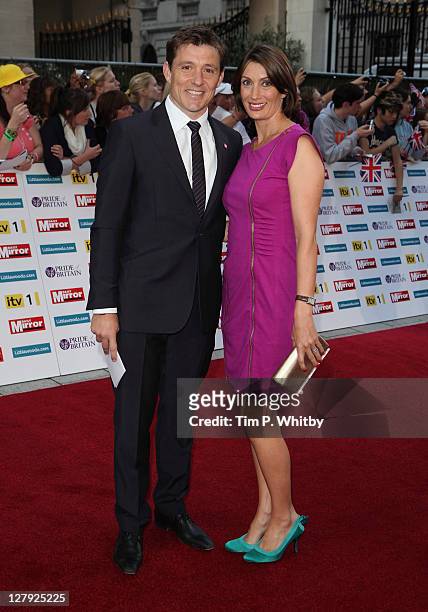 Presenter Ben Shephard with his wife Annie Perks attends the Pride of Britain Awards at the Grosvenor House Hotel on October 3, 2011 in London,...