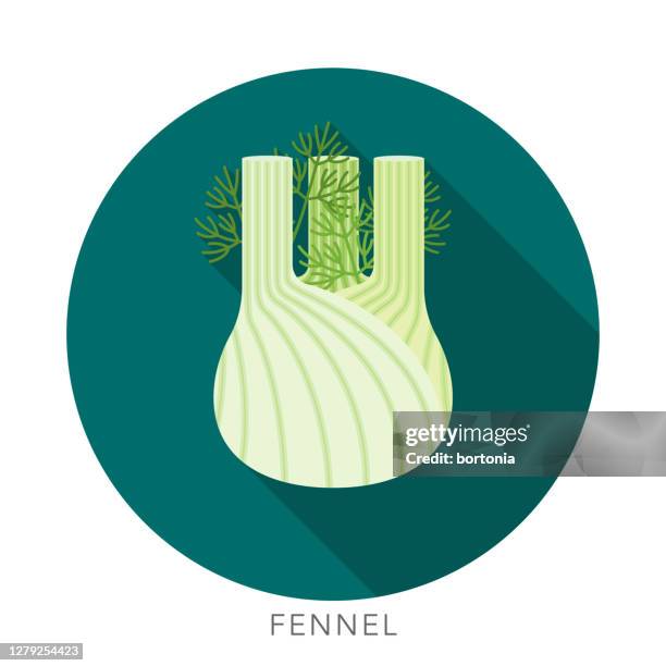 fennel herb and spice icon - fennel stock illustrations