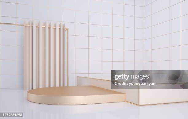 3d rendering exhibition background - 3d rendering store stock pictures, royalty-free photos & images