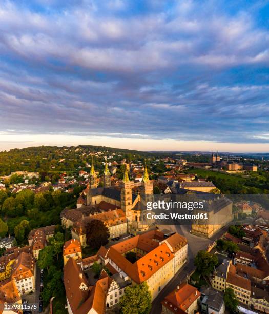 cathedral at bamberg, bavaria, germany - bamberg stock pictures, royalty-free photos & images
