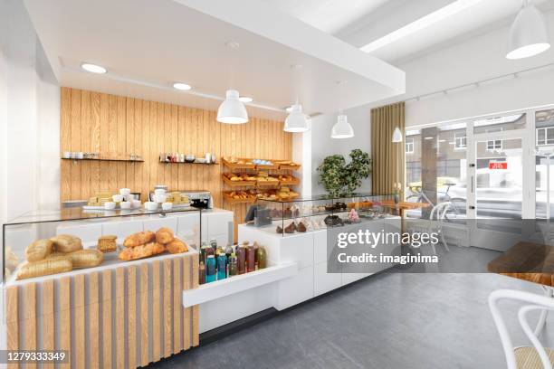 coffee shop - cafe interior stock pictures, royalty-free photos & images