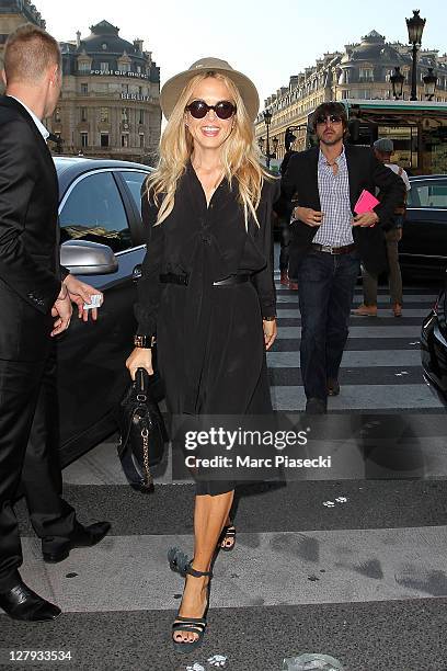Rachel Zoe arrives at the Stella McCartney Ready to Wear Spring / Summer 2012 show during Paris Fashion Week on October 3, 2011 in Paris, France.