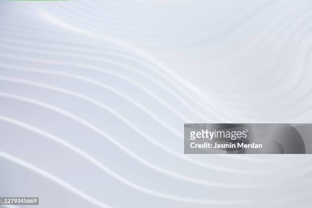 white abstract background - curva forma fotografías e imágenes de stock