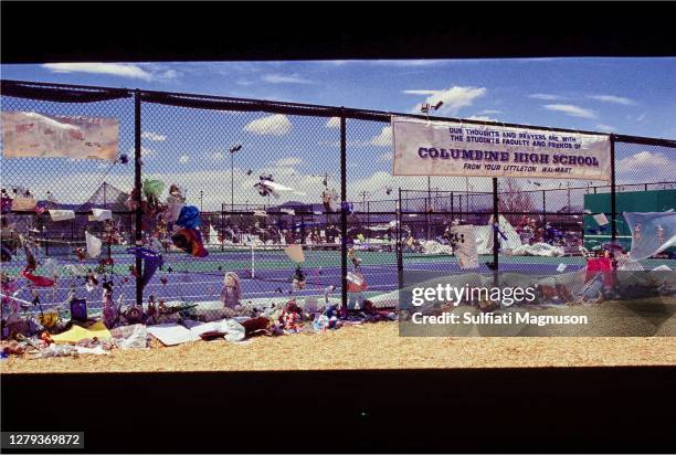 Expressions of Grief in the Columbine Community after the Columbine High School Shooting, April 20, 1999.