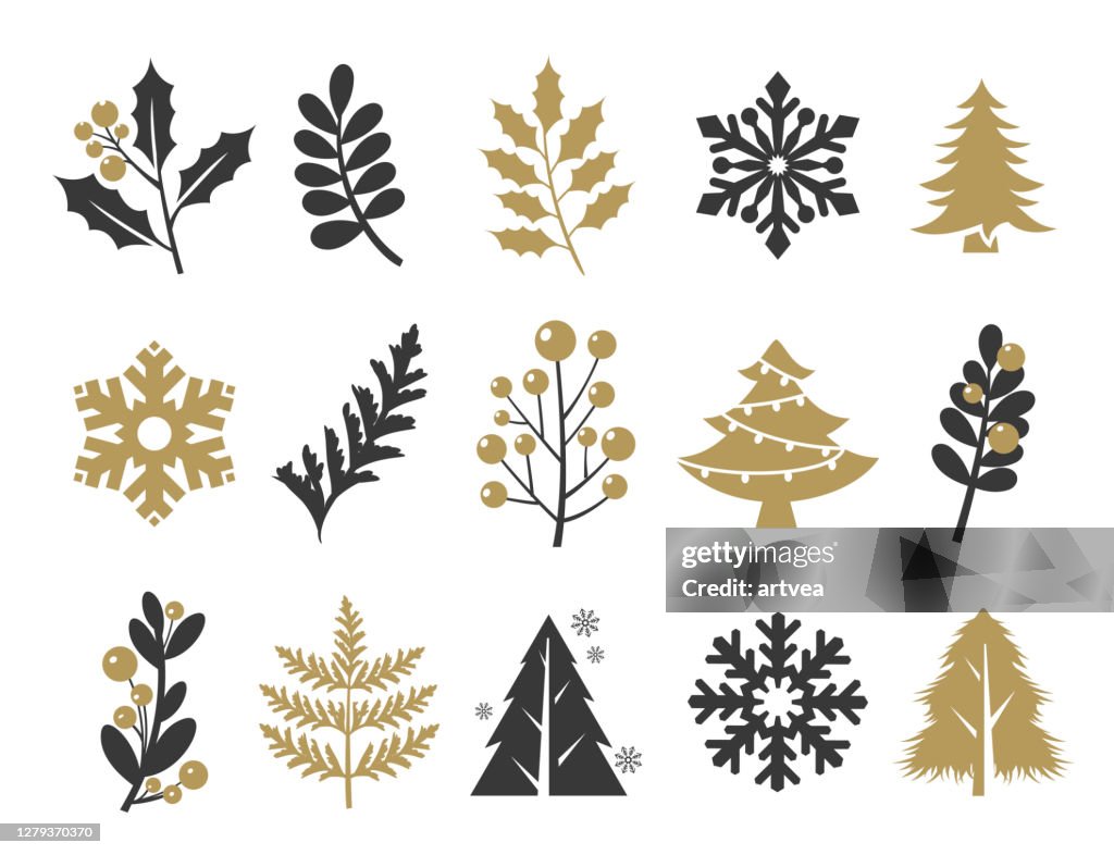 Holiday Icons Set