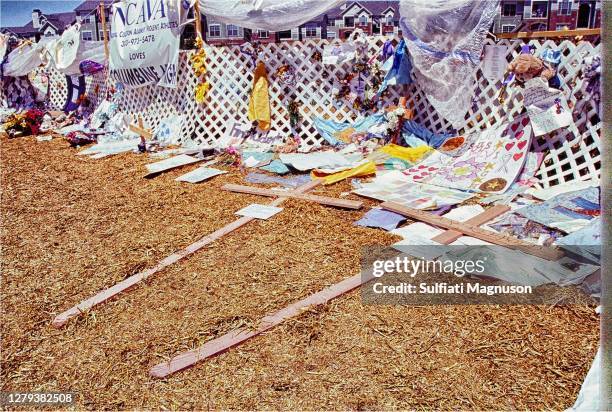 Expressions of Grief in the Columbine Community after the Columbine High School Shooting, April 20, 1999.