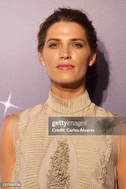 Spanish model Laura Sanchez attends "Cosmopolitan Fun Fearless Female" awards 2011 at the Ritz Hotel on October 3, 2011 in Madrid, Spain.